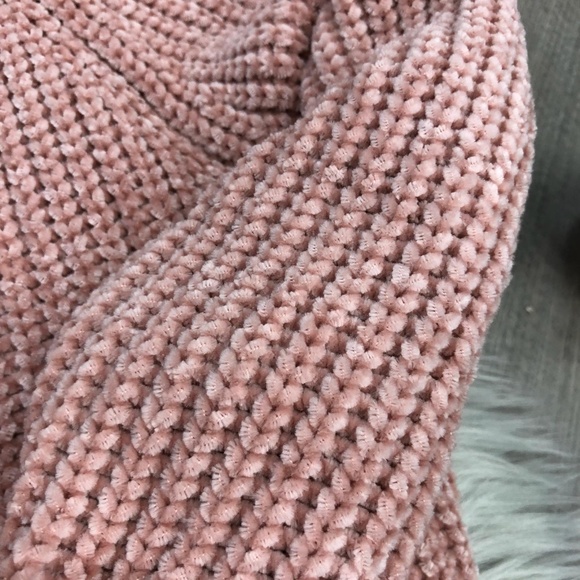 Chenille Open Knit Cardigan Sweater Warm NWT - Picture 5 of 8